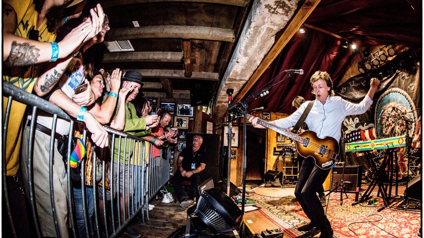 McCartney at pappys LA times